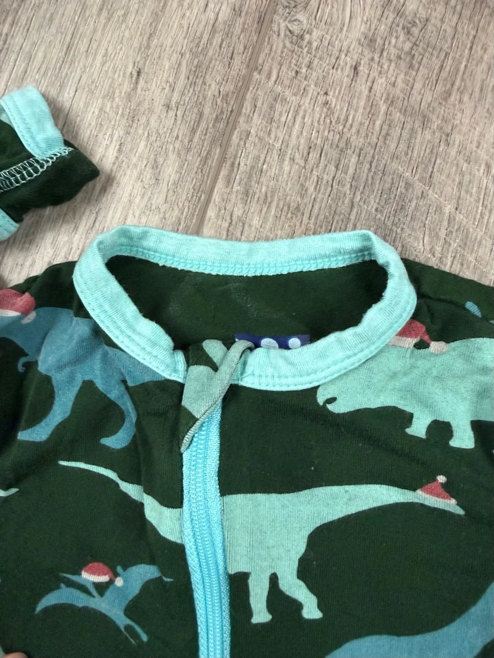 KicKee‎ Kids Green Dinosaur PJs